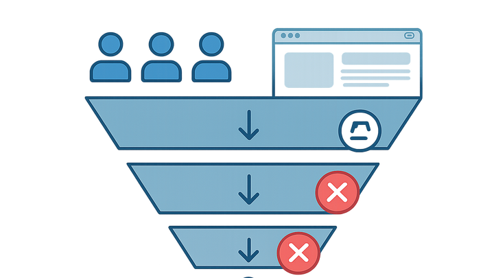Illustration of Abandonment rate