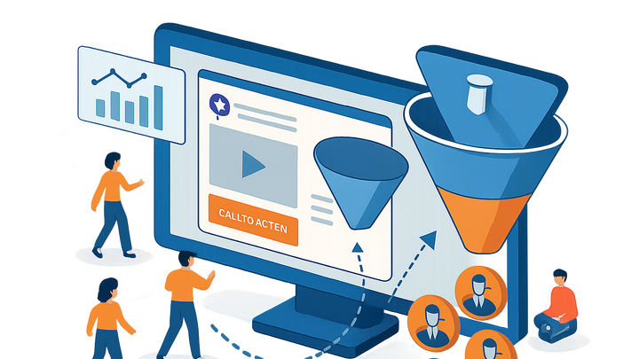 Illustration of B2b lead generation