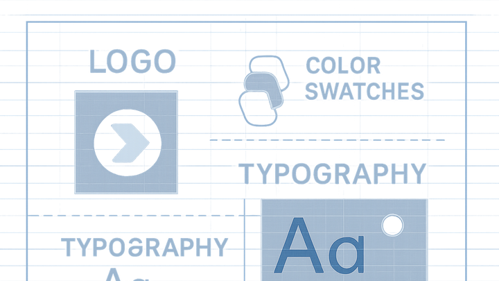 Illustration of Branding elements