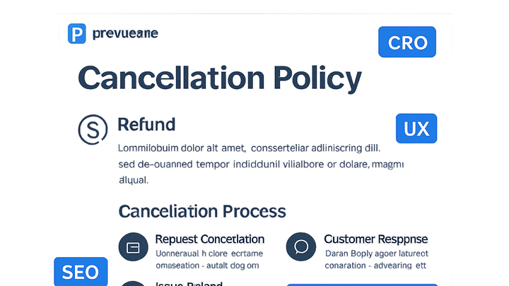 Illustration of Cancellation policy