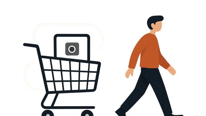 Illustration of Cart abandonment