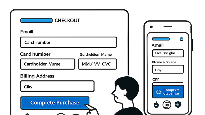 Illustration of Checkout optimization
