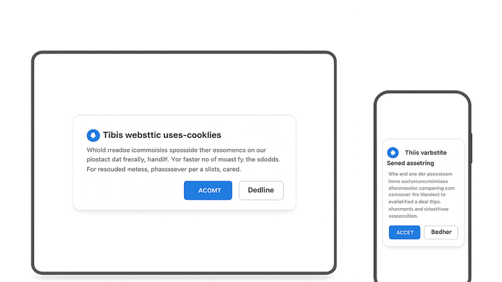 Illustration of Cookie consent