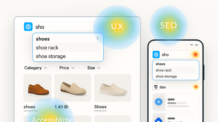 Illustration of Ecommerce search bar