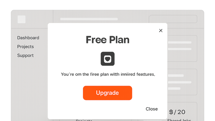 Illustration of Free plan offer