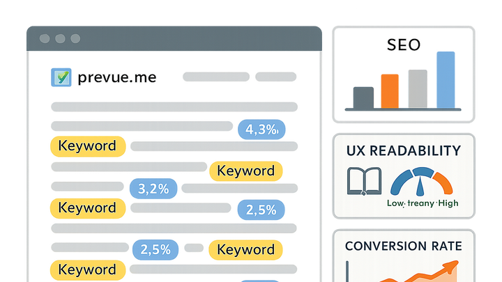Illustration of Keyword density