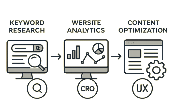 Illustration of Keyword optimization