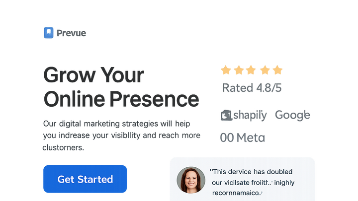Illustration of Landing page