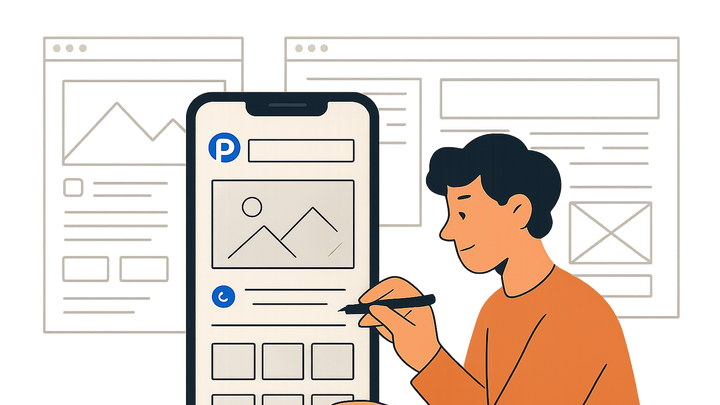 Illustration of Mobile-first design