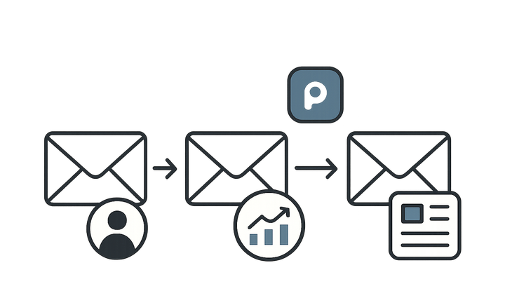 Illustration of Onboarding email sequence