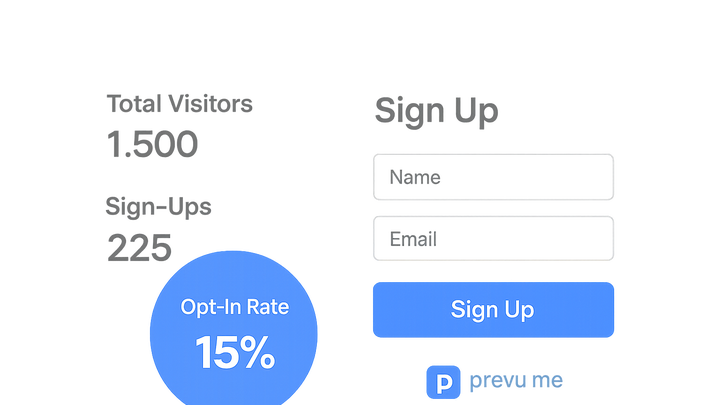 Illustration of Opt-in rate