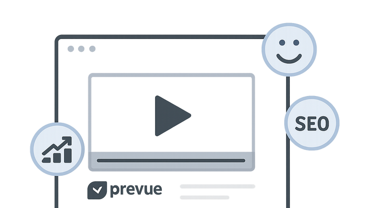 Illustration of Product page video demo