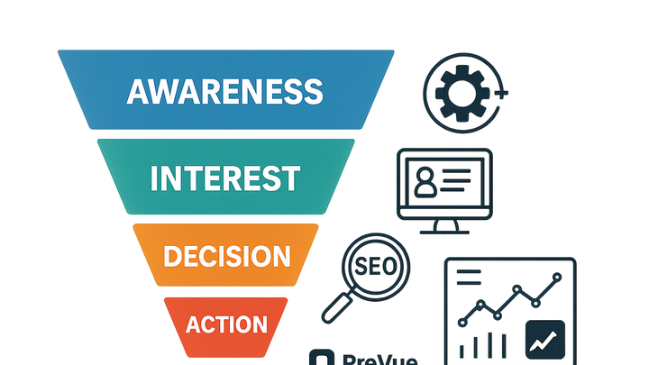 Illustration of Sales funnel