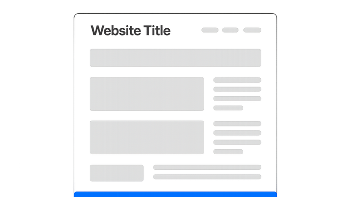 Illustration of Sticky cta