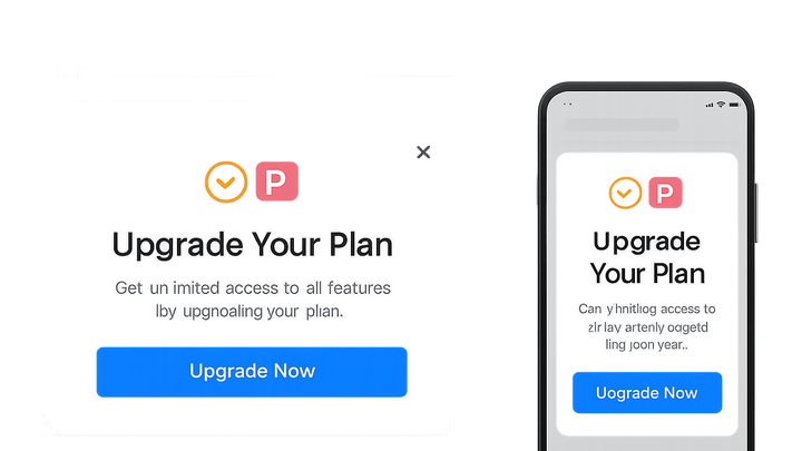 Illustration of Upgrade prompt