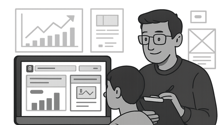 Illustration of Usability testing